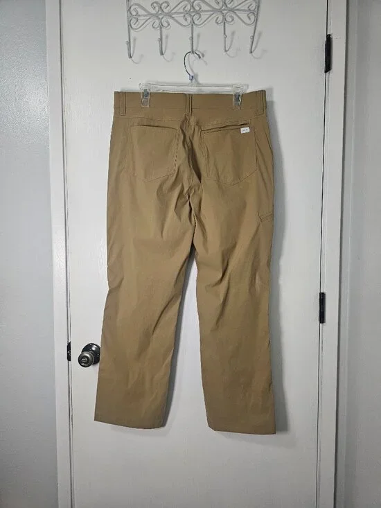 NWT Orvis Men’s Tech Travel Pants – Khaki Chino – Size 34x29 - Picture 3 of 8